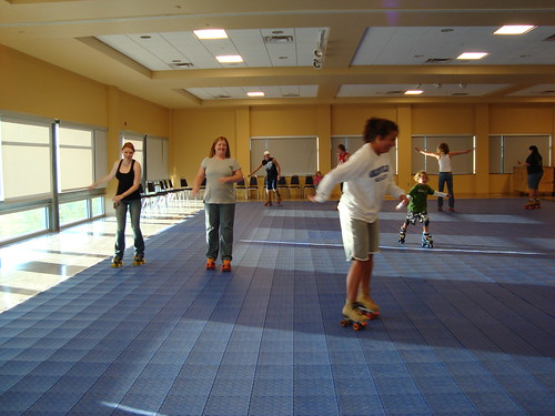 Skating in the GSC Ballroom