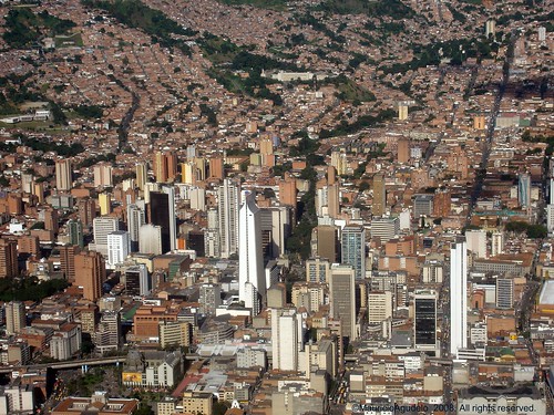 city urban de la colombia view centro ciudad vista urbana medellin antioquia ciudade