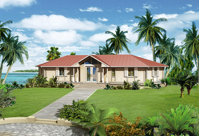 Slab-On-Grade Tropical Home