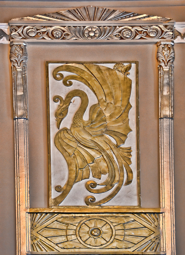 Art Deco Phoenix | Art Deco Phoenix ornament in the restored… | Flickr