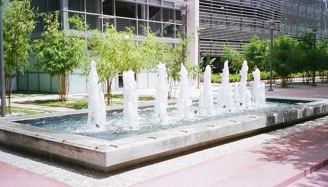 Fountain At Holocaust Memorial Welcome Center Miami Beach