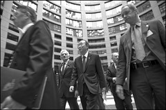 UN chief Ban Ki-moon at the European Parliament