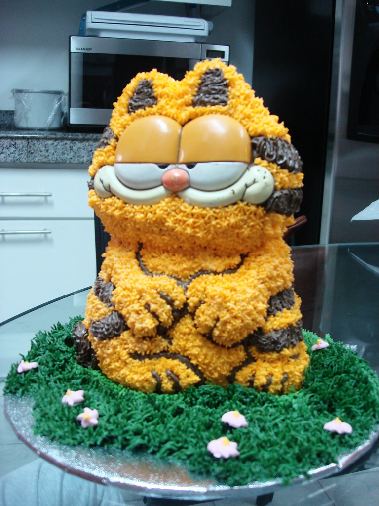 Garfield Cake | Little "Miss" OC's Kitchen | Flickr