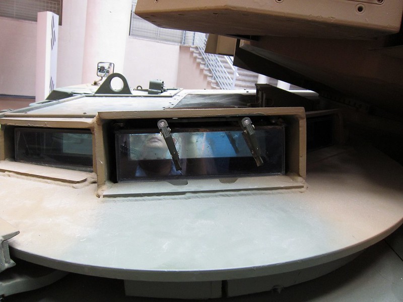 the hatch of driver's entrance of K2 tank