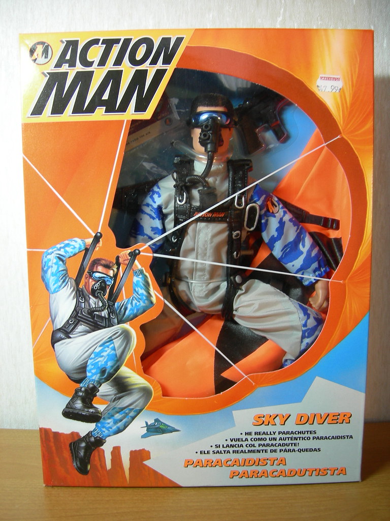 action man sky diver