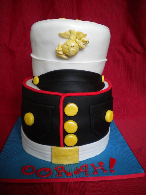 Marine Corps Boot Camp Graduation Cake