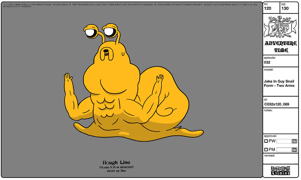 Jake in Guy Snail Form - Two Arms | From the Adventure Time … | Flickr