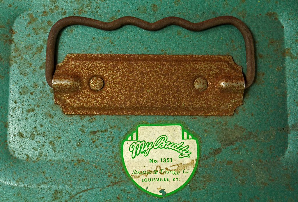 RD17446 Rare MY BUDDY # 1353 Green Tackle Tool Box 1 Tray …