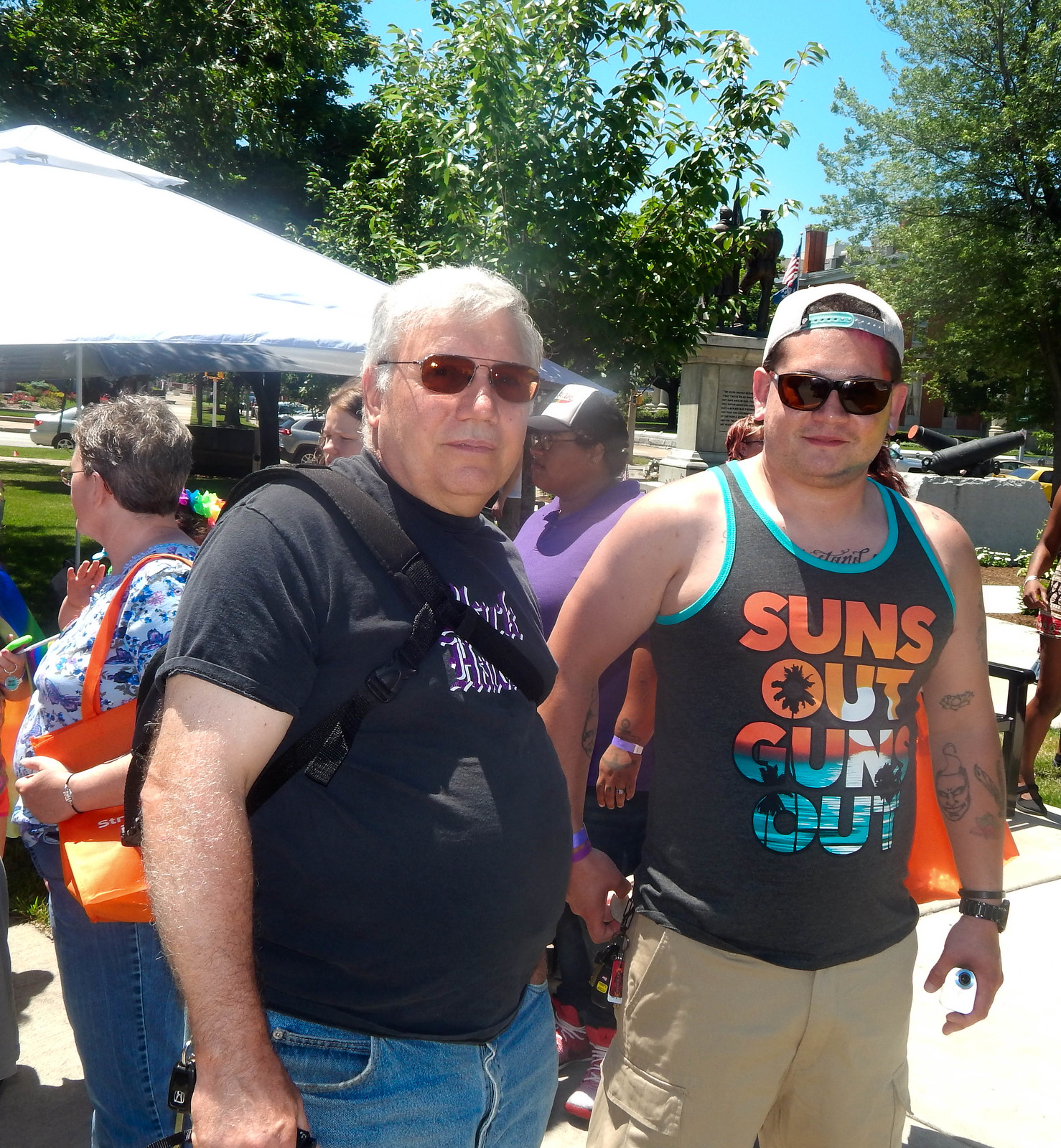 Dale and friend and Pride Fest