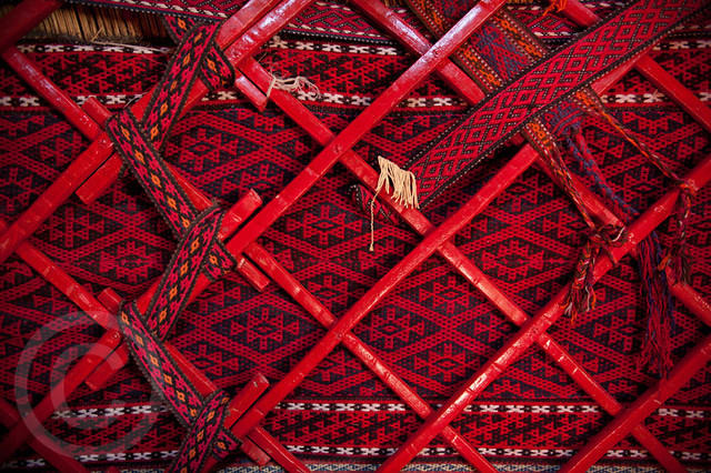 Inside a yurt | Pamir picture | Tajikistan