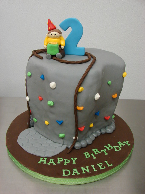 Daniel's Rock Climbing Birthday Cake