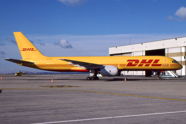 DHL Boeing 757-200 OO-DPJ