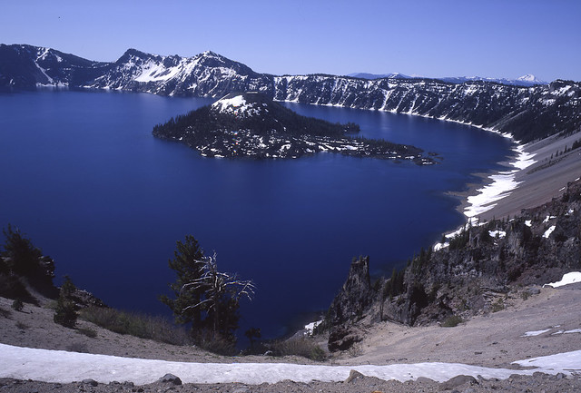 Crater Lake first glimpse