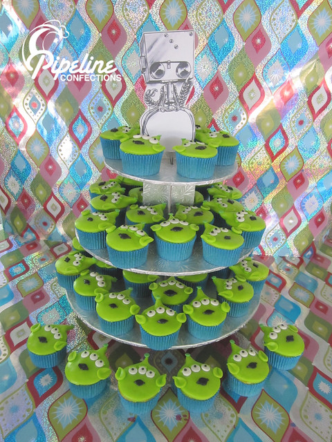Alien Cupcake Tower