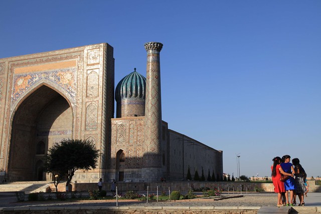 Friends in Samarkand, Uzbekistan