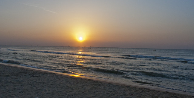 Sunrise over Marina Beach