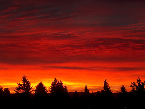 seattle clouds sunrise washington