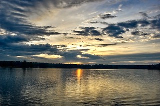Lake Serene Reflecting the Sunrise