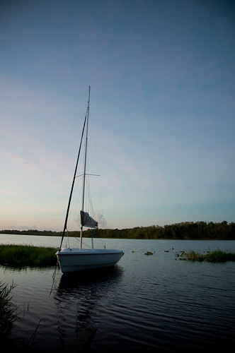 sunset lake sailboat harmony fl bucklake