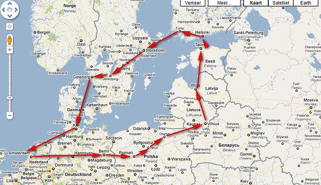 Route Baltic 2009