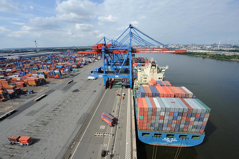 6092 HHLA Containerterminal Altenwerder Hamburger Hafen