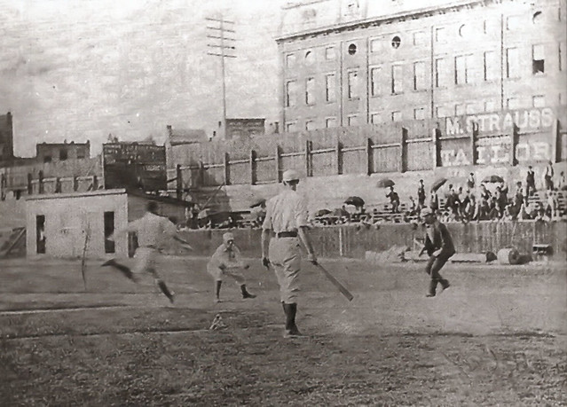 Game At League Park Cincinnati 1890's