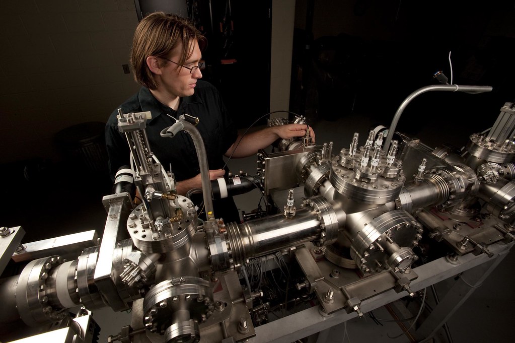 Barquest LEBIT 1 | Brad Barquest works with the beamline for… | NSCL ...