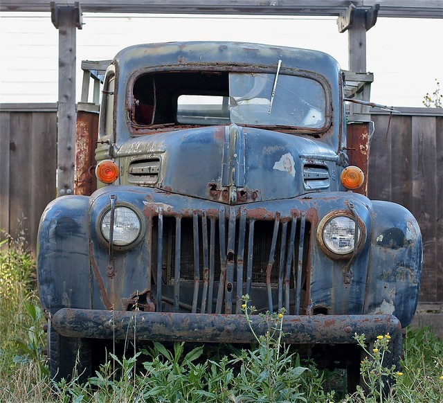 Rusty Old Blue Truck