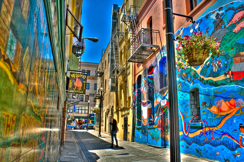 North Beach Alley Handheld HDR by Walker Dukes