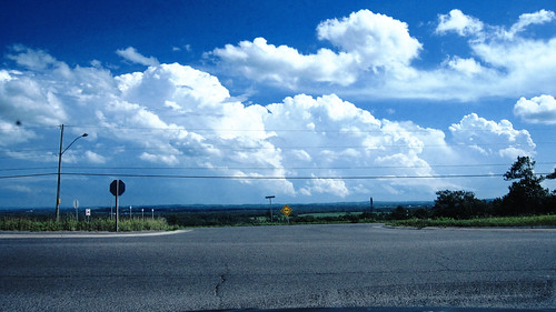 road sky ontario clouds peterborough sirsandfordflemingparkway