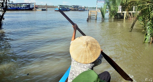 Viêtnam , Bến Tre , Delta du Mékong , excursion en barque