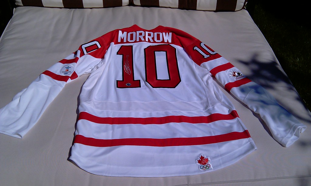 Signed Morrow olympic Team Canada hockey jersey from Mom a\u2026 | Flickr