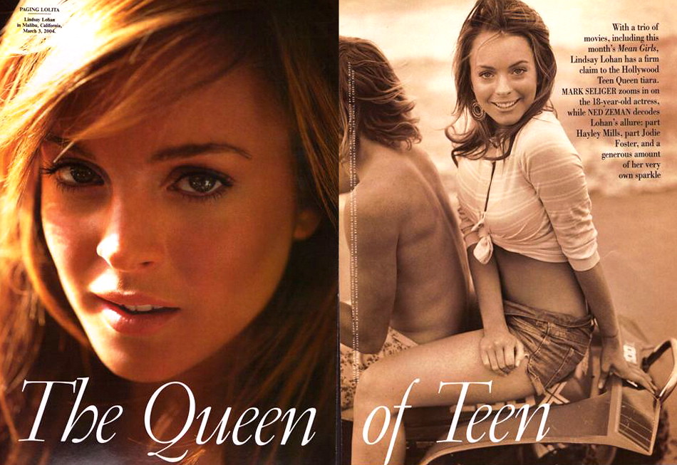 Lindsay Lohan Vanity Fair 2004