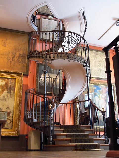 L'escalier du musée Gustave Moreau