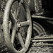 an old rusty wheel....