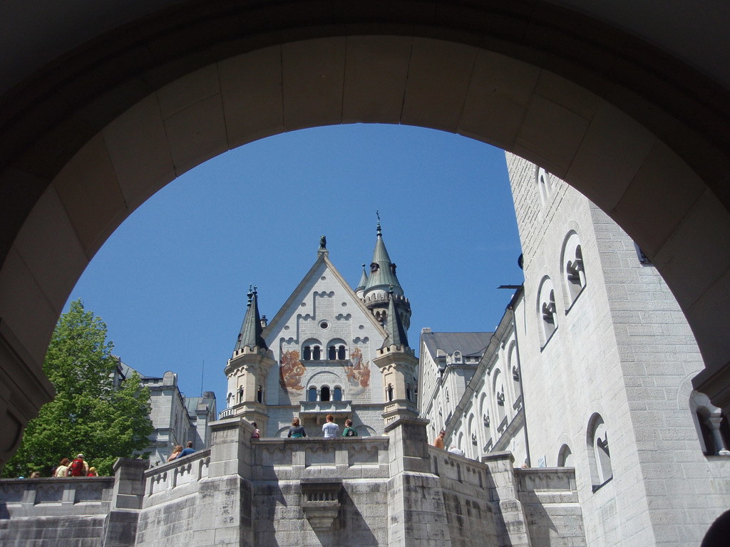Entrada del castillo de Neuschwanstein