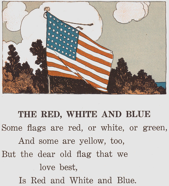 The Red White and Blue ill by Clara A. Fitts