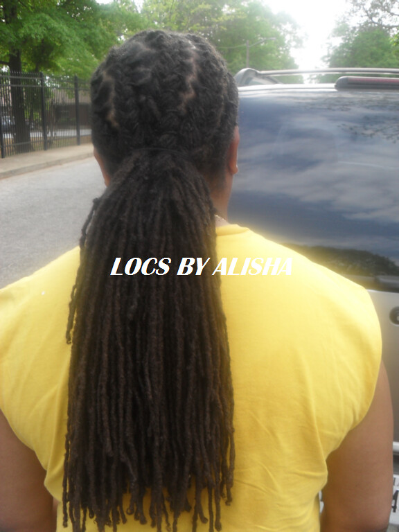 Mens Dreadlock Styles Mr W Long Locs Are Braided Back Into