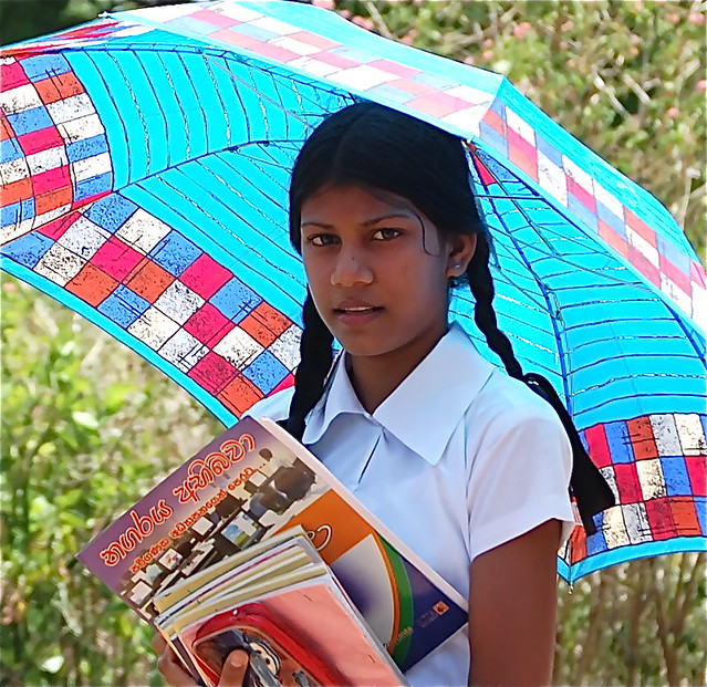School Girl in Sri Lanka