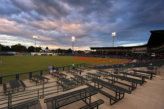 Trustmark Park, next-to-last home game 2010