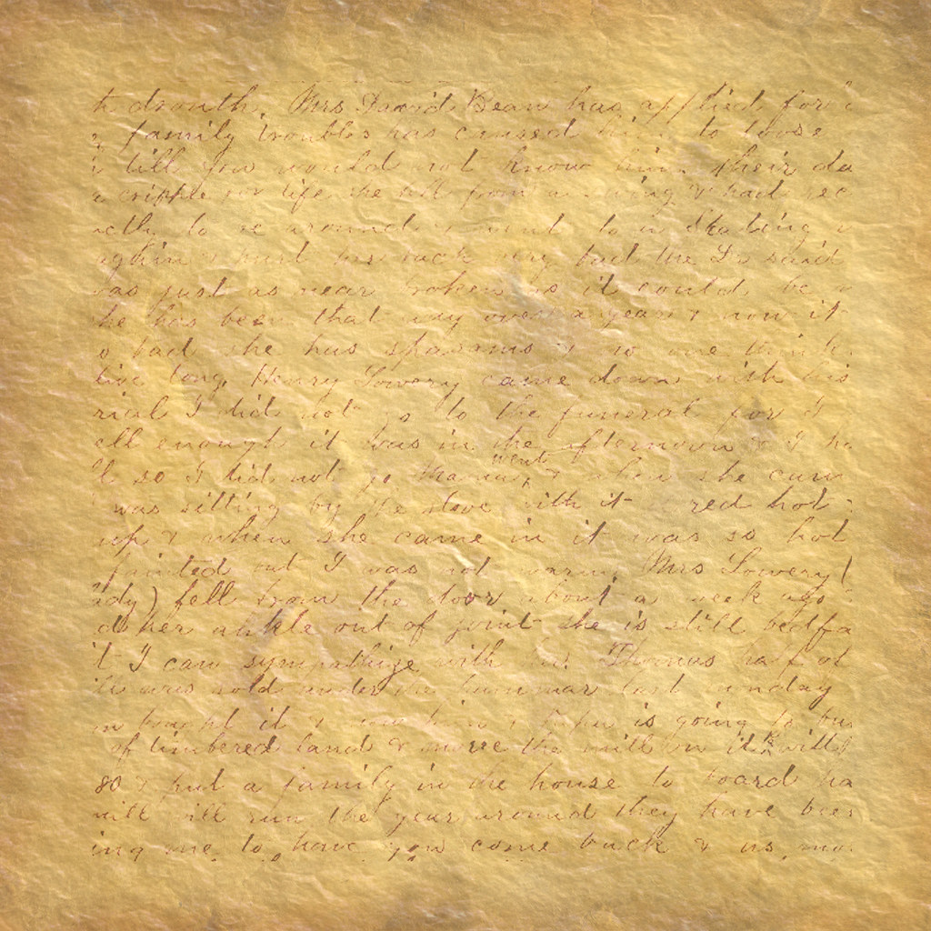 old letter texture