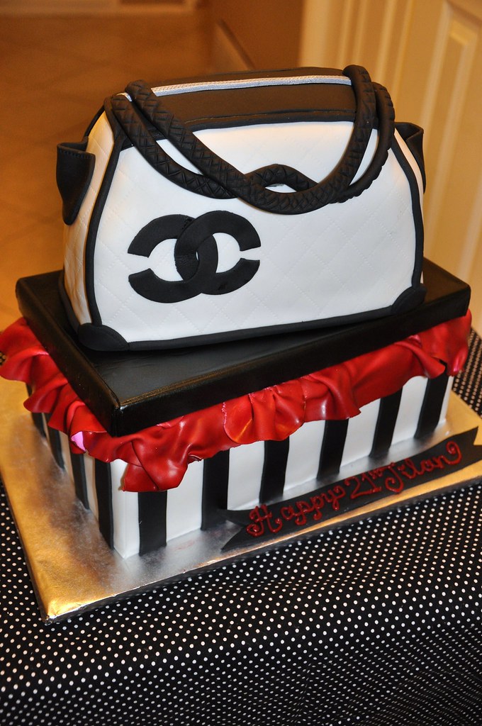 Chanel Bag & Box 0523, Chanel Bag and Shoe Box Cake by www.…