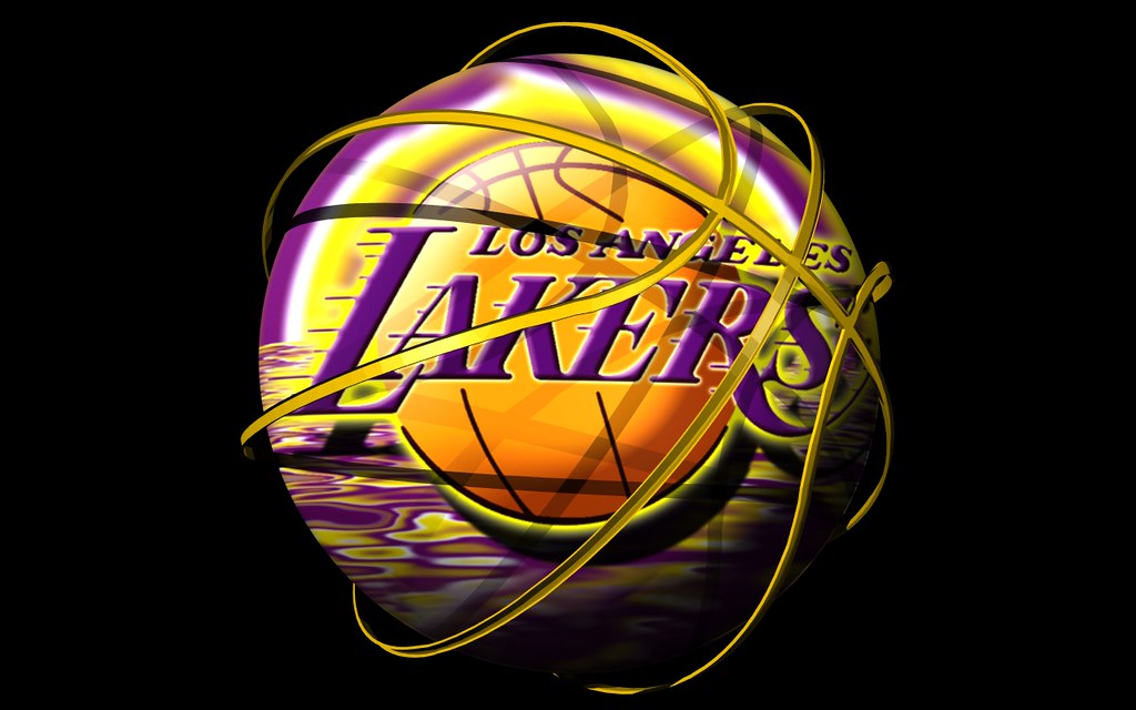 LA Lakers NBA logo Wallpaper | NBA Basketball Logo Wallpaper… | Flickr