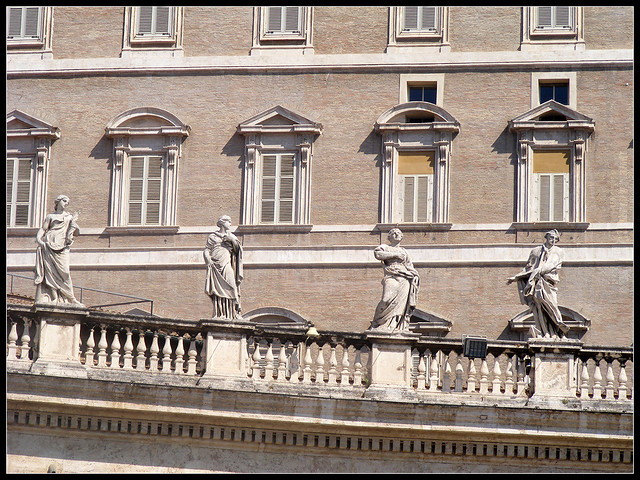 Facade of Apostolic Palace, Vatican