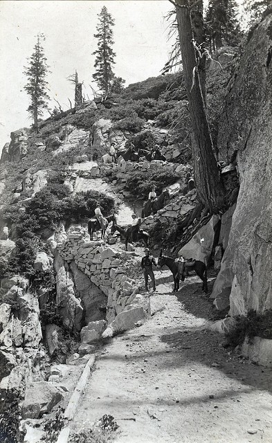 George Fiske - Stairway On Cloud's Rest Trail, Yosemite, ca 1880