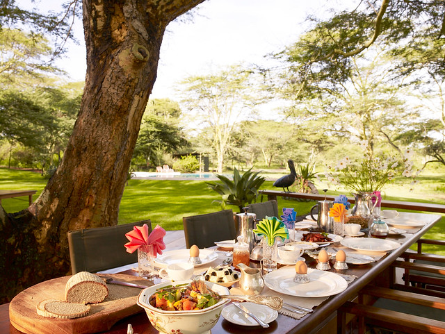 Breakfast at Sirikoi, Kenya