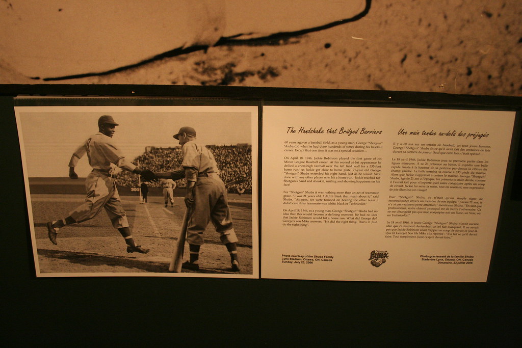 Handshake, Montréal Royals 1946, Canadian Baseball Hall of…