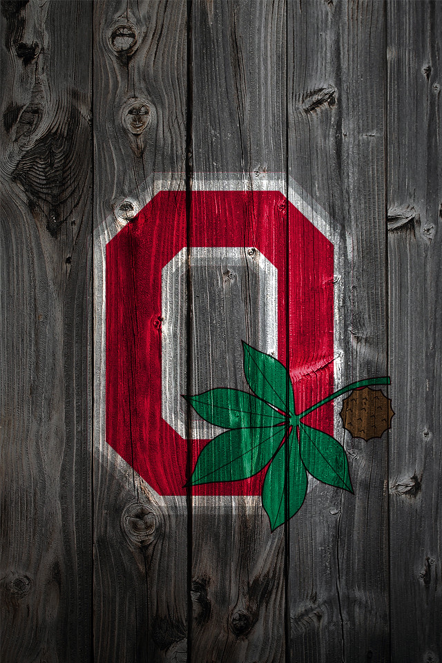 Ohio State Buckeyes Alternate Logo Wood iPhone 4 Backgroun… | Flickr