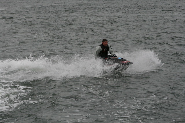 Jet Skiing in the Firth of Forth 1st June 2008.