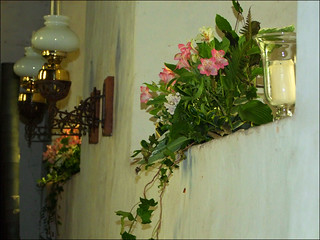 lamps and flowers